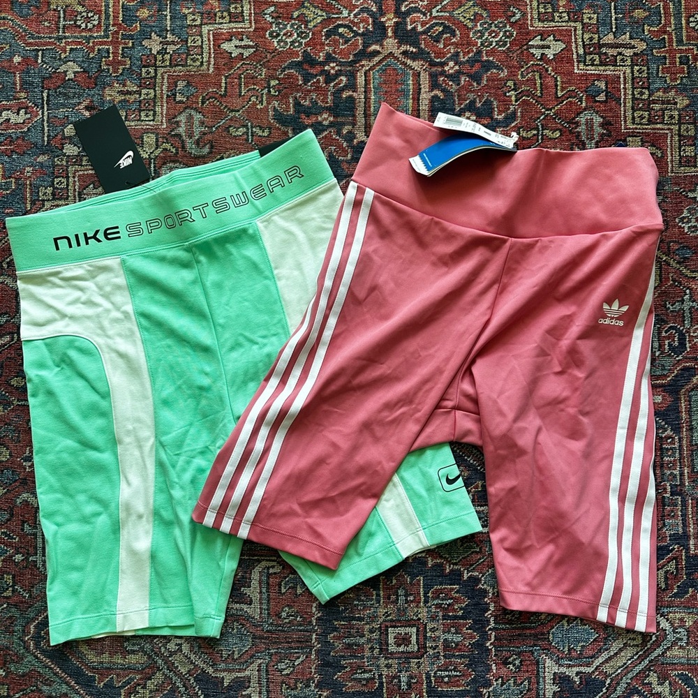 Women’s thigh length high wasted workout shorts